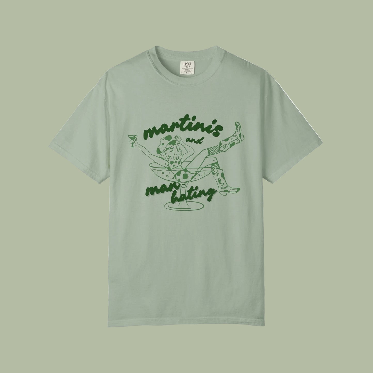 Martinis and Man-Hating Tee
