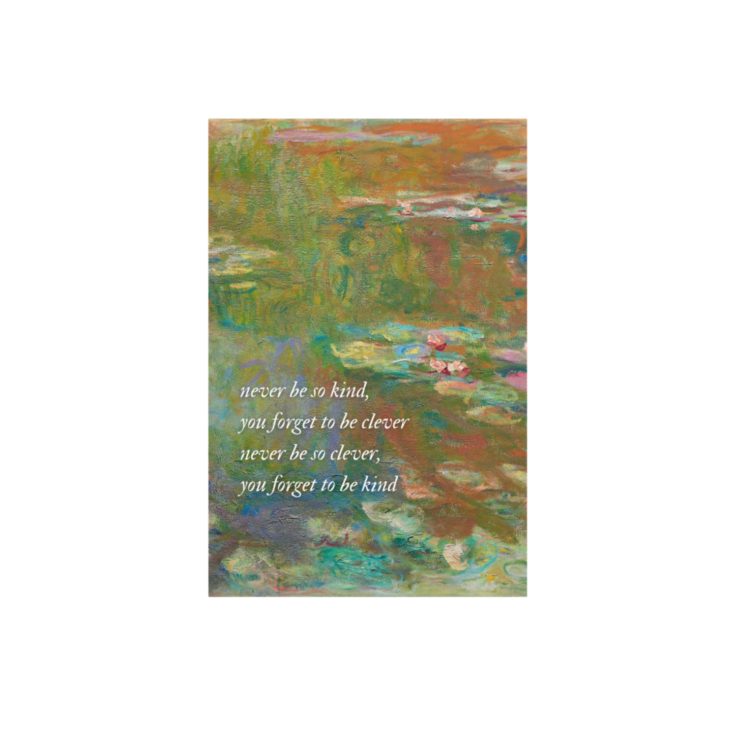 Kind & Clever Monet Print