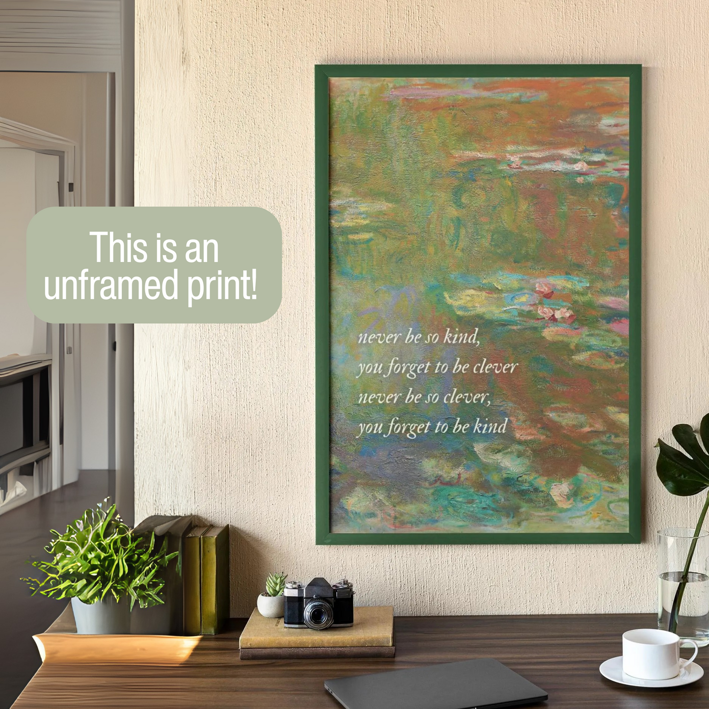Kind & Clever Monet Print