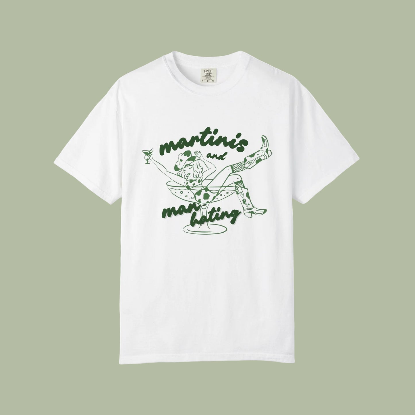 Martinis and Man-Hating Tee