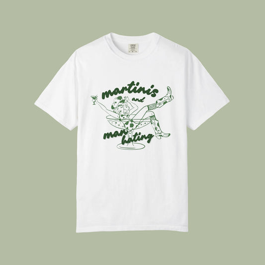 Martinis and Man-Hating Tee
