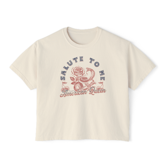 Your American Queen Cropped Tee